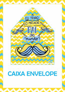 Arquivo Digital Caixa Envelope Mini Caixa Pai Dia Dos Pais