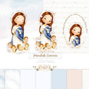 Arquivo Digital Santinhos Católicos Imaculada Conceição Png