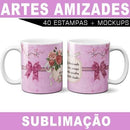 Estampas Amizade Amigos Sublimação Canecas 40jul Corel