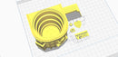 Mate Yerbera Set Boca Bombonera Archivo Stl Para Impresora3d