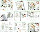 Arquivo Digital Combo Cadernetas E Livro Do Bebe Safari
