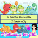 Kit Digital Png - Dinossauro Baby