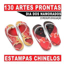 Estampas Chinelos Dia Dos Namorados