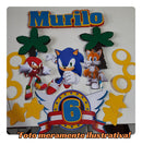 Arquivo De Corte Topo De Bolo Tema Sonic