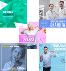 Pack Dentista 200 Arquivos Editáveis Mídias Sociais Pdf