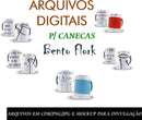 Pacote Arquivos Digitais +100 Artes P/ Canecas Bento Flor