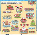Kit Digital Natal Papai Noel Frases Ilustracin 2022