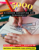 +5000 Atividades Infantis Para Colorir - Formato Digital