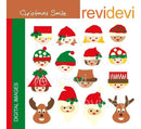 Natal Kit Digital Scrap Personalizado Digital Arquivo 36