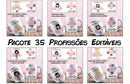 35 Artes De Profissões Femininas Para Canecas De Porcelana