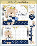 Arquivo Digital Combo Cadernetas E Livro Do Bebe Ursinhos