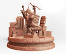 Marvel Scarlet Spiderman Ciudad Stl Obj Impresión 3d