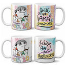 Estampas Florks Dia Dos Professores Sublimação Canecas