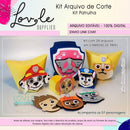 Arquivo De Corte Digital Scrap Festa Patrulha Canina Caixa