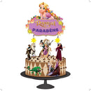 Topo De Bolo Toper Bolo Aniversário Enrolados Rapunzel