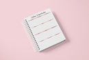 Arquivo Encadernação Agenda Planner Lettering Rafa