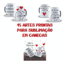 Pack De Artes Dia Dos Namorados Para Sublimação De Canecas