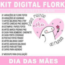 Artes Canecas Dia Das Mães Flork + Diversos Elementos