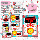 Arquivo Etiqueta Escolar Cinderela 3 Studio Pdf Png Dxf