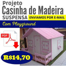 Projeto Casinha De Madeira Suspensa Com Playground Via Email