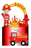 877 - Arquivo Digital Topo De Bolo Bombeiros Circular