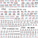Kit Digital Flork Bento Memes Lettering Arquivos Png + Bônus