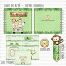 Arquivo Digital Livro Do Bebe E Caderneta Tema Safari Menino