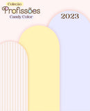 Arquivo Digitai Lettering Candy Kit Profissões 70 Capas 2023