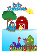 858  Arquivo Digita- Topo De Bolo Galinha Pintadinha Camadas