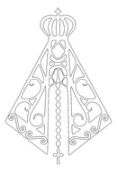 Arquivo Dxf Svg Nossa Senhora Aparecida Laser Plasma