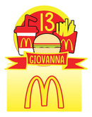 816 -  Arquivo Digitaltopo De Bolo Mc Donalds Camadas