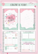 Arquivo Digital  Caderno De Pedidos Rosa