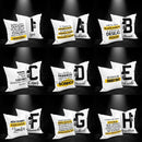 26 Artes Para Caneca Alfabeto Masculino Editável Em Corel
