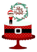 Arquivo De Corte Topo De Bolo Natal 92 Studio