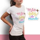 Pacote 40 Artes Png Frases Coloridas Camisetas Dia Das Mães