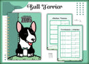 Caderneta Vacina Pet Bull Terrier Macho - Arquivo Digital