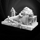Star Wars Jabba Diorama Zsculptors Stl Obj Impresión 3d
