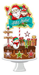 Arquivo De Corte Topo De Bolo Natal 210 Studio