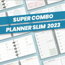 Arquivo Digital Encadernação Planner Slim 2023 / Permanente
