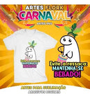 Pacote Estampas Flork Carnaval Artes Png
