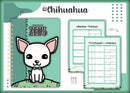 Caderneta Vacina Pet Chihuahua Macho -arquivo Digital