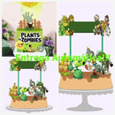 Arquivo De Corte Topo De Bolo - Plants Vs Zombies - Digital