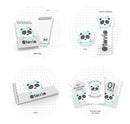 Arquivo Digital Kit Livro Do Bebê Bichinhos Escandinavos