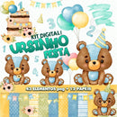 Kit Digital Ursinho Festa