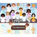 Kit Digital Anjos Arquivo Png