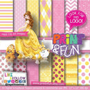 Kit Papel Digital Bela