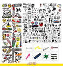 Pack De Vetores Adesivo Carro Gráfico De Moto Vetores