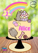 Arquivo De Corte Topo De Bolo Pusheen Cat