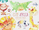 Kit Digital Clipart Cute África