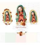 Santinhos Em Aquarela Kit Digital Imagens Em Png Scrapbook